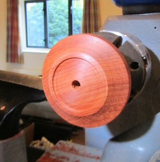 Then it was Keith Leonard's turn His project was a drop spindle and this was the weight